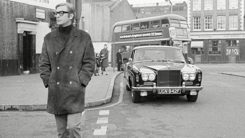 Michael Caine and his 1968 Rolls-Royce Silver Shadow