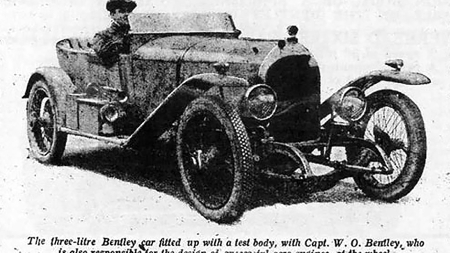 Bentley 3 Litre (from period review in The Autocar)