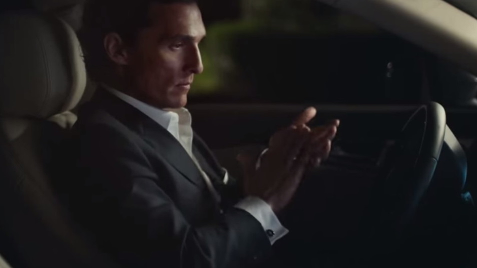 Matthew McConaughey in the Lincoln MKX