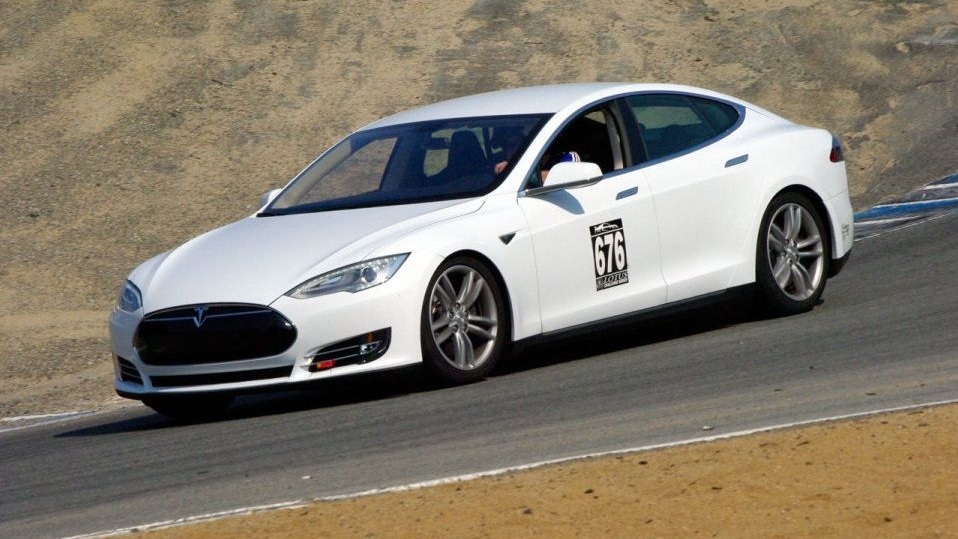 Tesla Model S Performance Plus at Laguna Seca, June 2013 [Domenick Yoney/AOL]