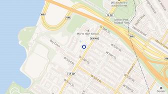 Map for Kennedy House - Bayonne, NJ