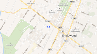 Map for Towne Centre at Englewood - Englewood, NJ