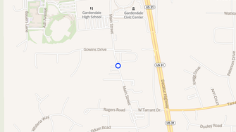 Map for Donberi - Gardendale, AL