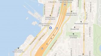 Map for Villa Carmela Apartments - Seattle, WA