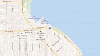 Map for Aqua Marina & Gas Dock - Seattle, WA