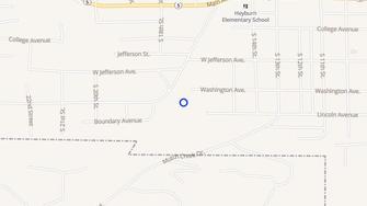 Map for Ridgeview Apartments - Saint Maries, ID