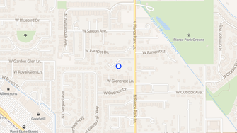 Map for Pierce Park Village - Boise, ID