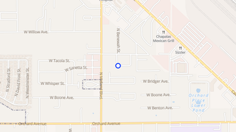 Map for Comstock Apartments - Nampa, ID