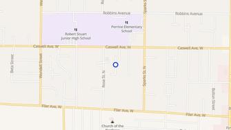 Map for South Meadow Apartments - Twin Falls, ID