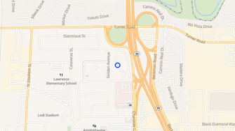 Map for Rivers Edge Apartments - Lodi, CA