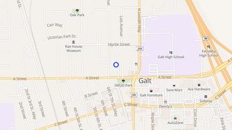 Map for Palm Garden Apartments - Galt, CA