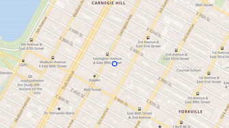 Map for 155 East 88th Street - New York, NY