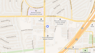 Map for Chalmette Apartments - Dallas, TX