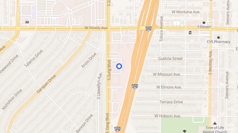 Map for Zang Wood Villa Apartments - Dallas, TX