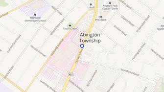 Map for Abington Court Apartments - Abington, PA