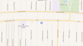 Map for Berwick Apartments - Lakewood, OH