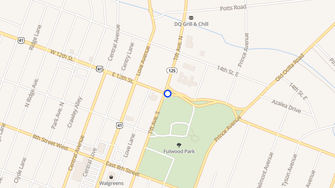 Map for Town Terrace Motel & Apartments - Tifton, GA