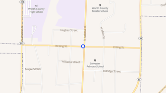 Map for Fullerton Square Apartments - Sylvester, GA