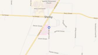 Map for Barnett Station Village Apartments - Shelby, MI