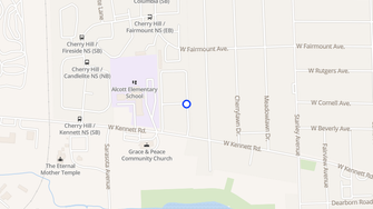 Map for Grosvenor North Apartments - Pontiac, MI
