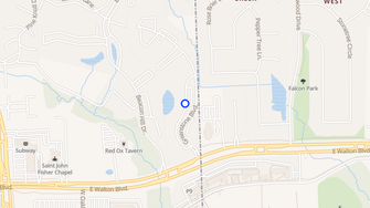 Map for Boulevard Luxury Apartments - Auburn Hills, MI