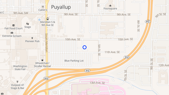 Map for Fairmount Apartments - Puyallup, WA