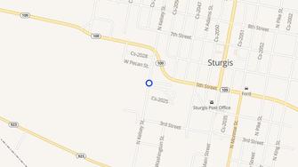 Map for Bluegrass Apartments - Sturgis, KY