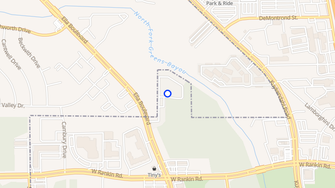 Map for Bayou Oaks Apartments - Houston, TX