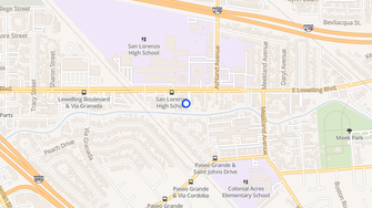 Map for Coronet Apartment - San Lorenzo, CA