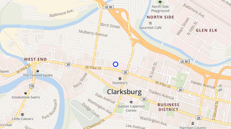 Map for Clarksburg Towers - Clarksburg, WV