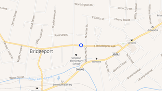 Map for Bridgeport Manor  - Bridgeport, WV