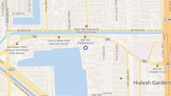 Map for Coco Bay Villages - Hialeah, FL