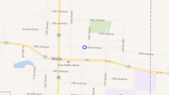 Map for Marigold Village Apartments - Viola, IL