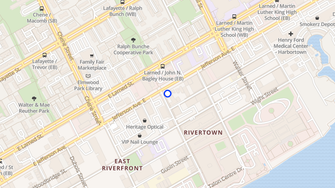 Map for Garden Court Apartments - Detroit, MI
