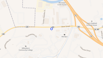 Map for Glenn Hill Apartments - Wilkesboro, NC