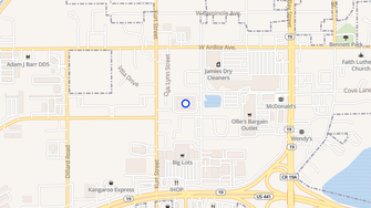 Map for Lake Terrace Apartments - Eustis, FL