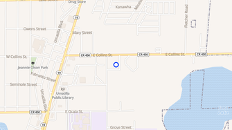 Map for Orangewood Villas Ltd - Umatilla, FL