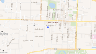 Map for Mag Lee Apartments - Leesburg, FL