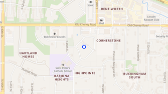 Map for Highpointe Apartments - Lincoln, NE