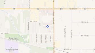 Map for East Oaks Village Apartments - Oklahoma City, OK