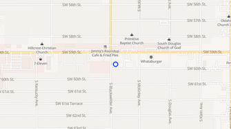 Map for Blackwelder Arms Apartments - Oklahoma City, OK