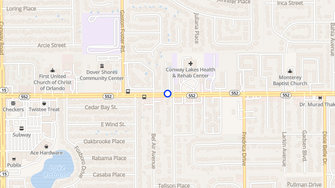 Map for Stonemill Run Apartments - Orlando, FL
