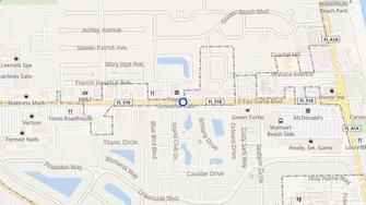 Map for Beach Club Apartments - Indialantic, FL