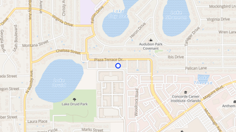 Map for Colonial Garden Apartments - Orlando, FL