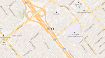 Map for Casa Real Apartments - San Jose, CA