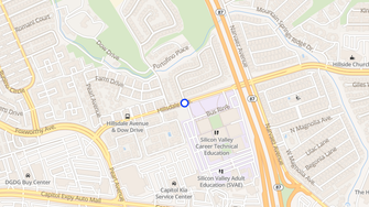 Map for Parkside Glen Apartment Homes - San Jose, CA