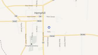 Map for Sabine Apartments - Hemphill, TX