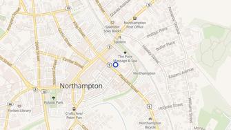 Map for Suzanne & Co Rentals - Northampton, MA