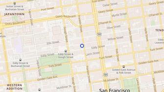 Map for Franklin Apartments - San Francisco, CA