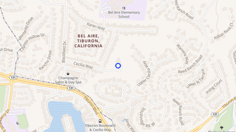 Map for Cecilia Place - Tiburon, CA